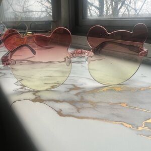 Girls Bear-Shaped Gradient Sunglasses